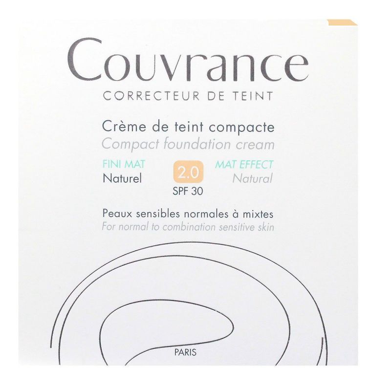 Couvrance Crème de Teint Compacte Fini Mat (Naturel 2) 10g