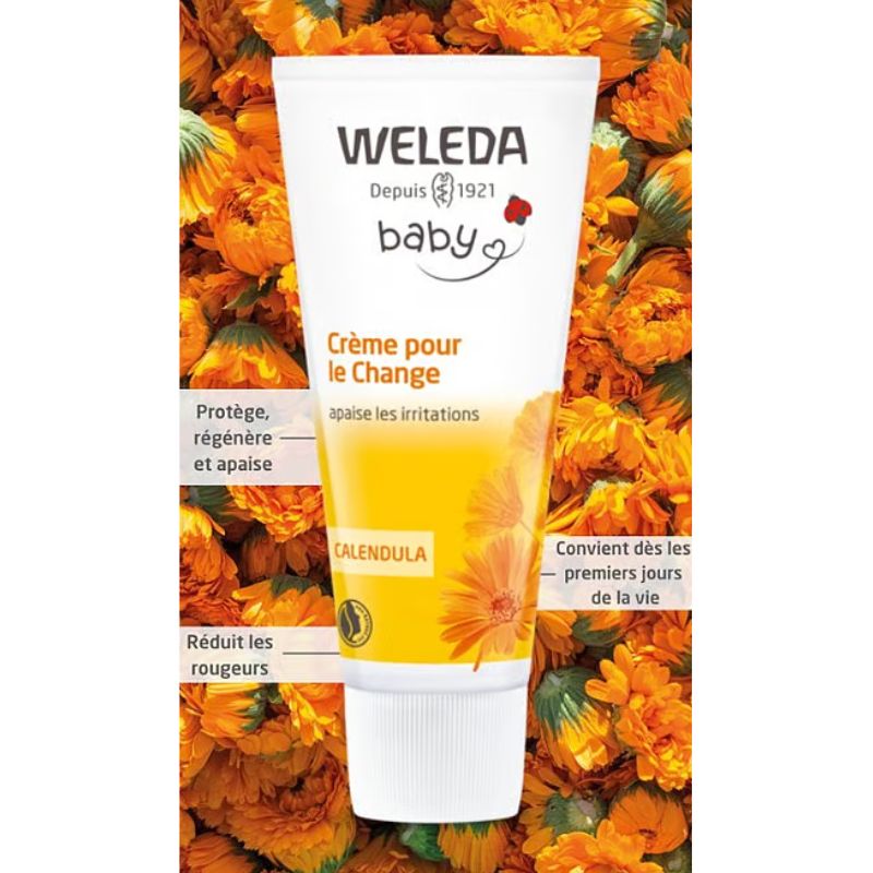 Crème pour le Change Bio au Calendula 75 ml | Apaise les irritations