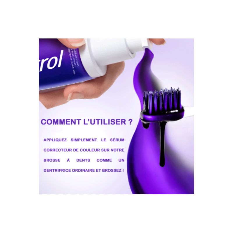 Kontrol Dentifrice violet de blanchiment 30 ml