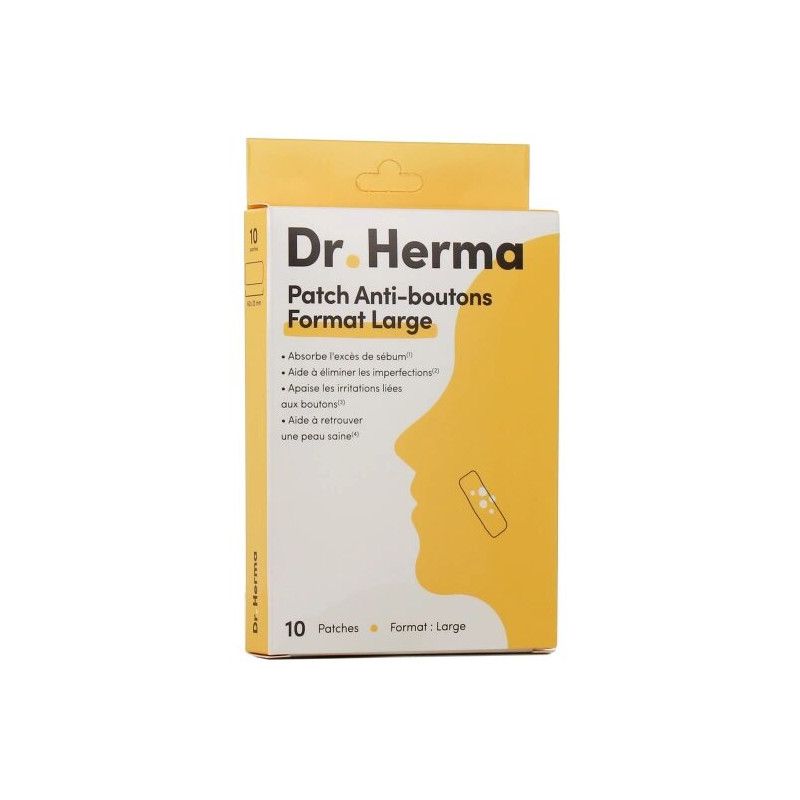 Patch anti-boutons Dr. Herma Format Large x10