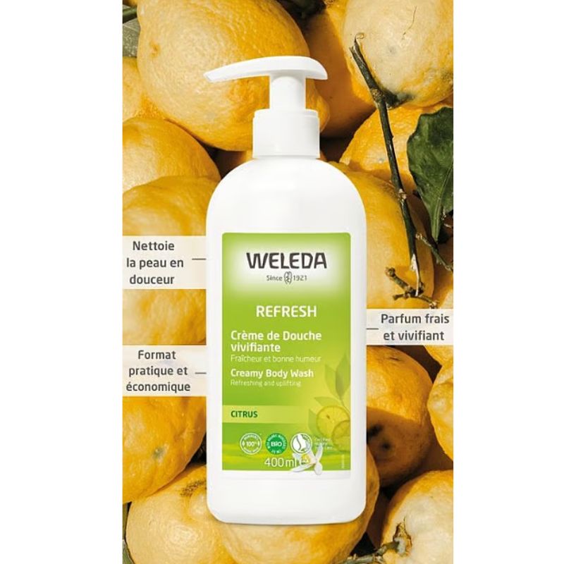 Crème de Douche vivifiante au Citrus 400ml