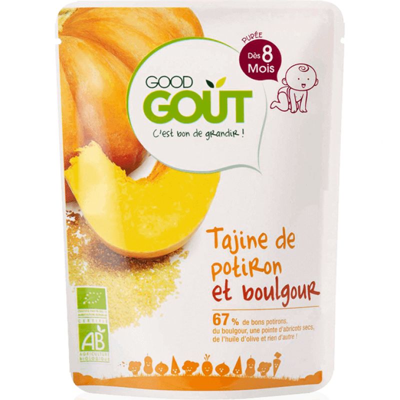 Good Goût Purée Tajine de Potiron et Boulgour 190g