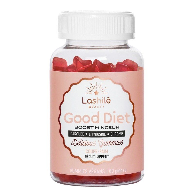 𝙂𝙤𝙤𝙙 𝘿𝙞𝙚𝙩 ★ Boost Minceur ★ Coupe Faim - 60 gummies