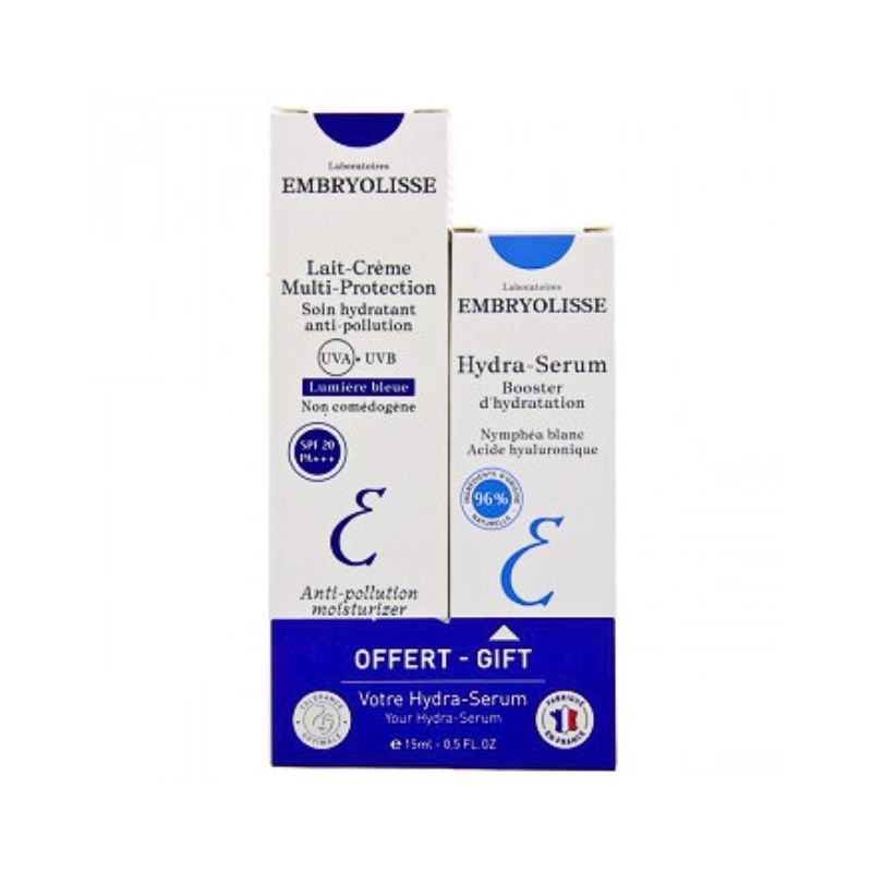 Lait-Crème Multi-Protection 40ml + Hydra-Serum 15ml Offert