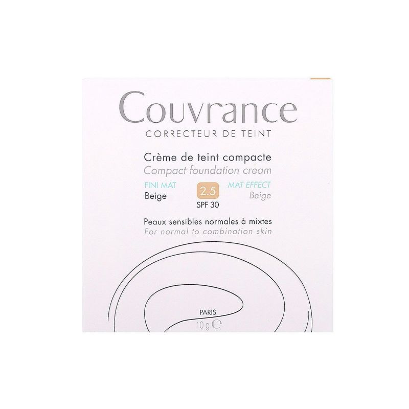 Couvrance Crème de Teint Compacte Fini Mat (Beige 2.5) 10g