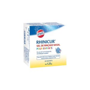 RHINICUR Enfants • Sel de rinçage nasal • 20 sachets