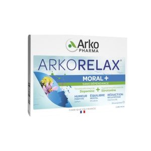 Arkorelax • Moral + • Sans dépendance • 60 comprimés - 1 mois de cure