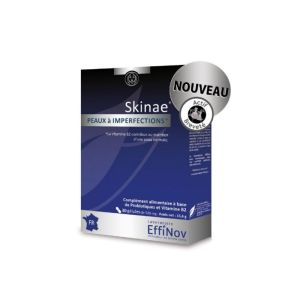 Skinae • Peaux à imperfections • Probiotiques et vitamines B2 • 30 gélules