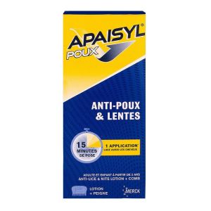 Poux Apaisyl Sh+peigne 100ml