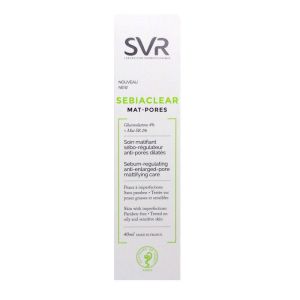 Sebiaclear Mat+Pores Soin Matifiant Sébo-Régulateur 40mL