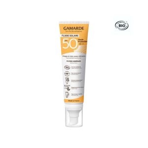 Fluide Solaire Bio SPF 50 | Minéral | Peaux sensibles | Visage et corps