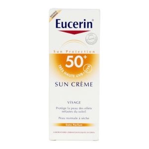 Sun Crème Visage Peaux Normales à Sèches SPF50+ 50mL