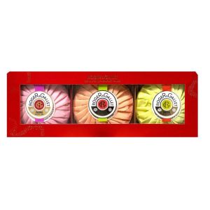 Coffret Trio Savons Parfumés Fleur de Figuier / Gingembre Rouge / Fleur d'Osmanthus 3x100g