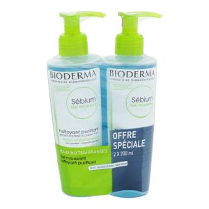 Sebium Moussant 200ml  X2