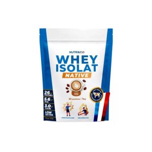 Whey Isolate Native • Goût Café • 1Kg