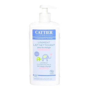 Liniment Lait Nettoyant Bébé pour le Change Hypoallergénique 500mL