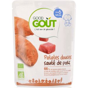 Good Goût Purée Patates Douces Sauté de Porc 190g