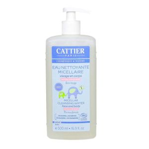 Eau Nettoyante Micellaire Bébé Visage et Corps 500mL