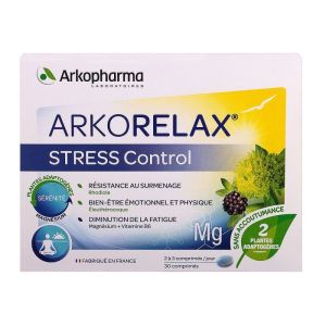 Arkorelax • Stress Control • 30 comprimés