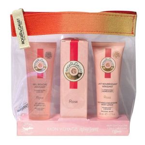 Trousse Rose Eau Parfumée + Gel Douche & Lait Hydratant offerts