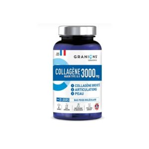 Collagène Marin • Type I & II • 3000 mg • 80 comprimés - 20 jours