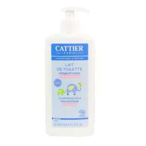 Lait Toilette Bébé Visage et Corps Hypoallergénique 500mL