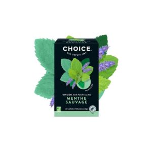 Infusion aux plantes Bio • Menthe Sauvage • 20 sachets