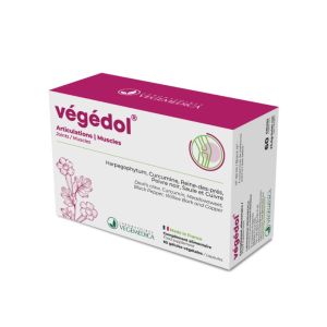 Végédol 60 gélules végétales | Complément naturel articulations et muscles