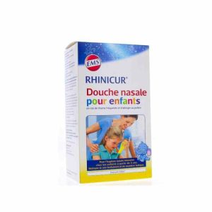 RHINICUR • Douche Nasale pour enfants + 4 sachets de sel