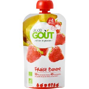 Good Goût Gourde Fraise Banane 120g