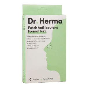 Patch anti-boutons Dr. Herma Format Nez x10