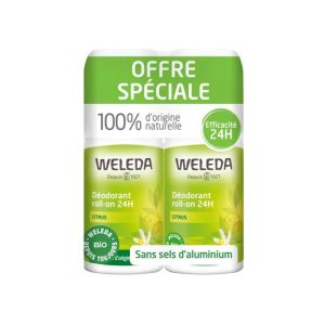 Lot de 2x50ml - Déodorant roll-on 24h Citrus | Offre spéciale