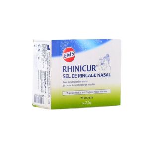 RHINICUR • Sel de rinçage nasal • 20 sachets