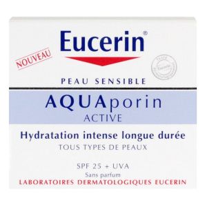 Aquaporin Active Hydratation Intense Peau Sensible SPF25 50mL