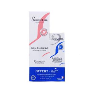 Active-Peeling Nuit 40ml + Lait-Crème Concentré 15 ml Offert