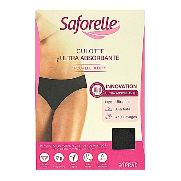 Saforelle Culotte Absorb Noir