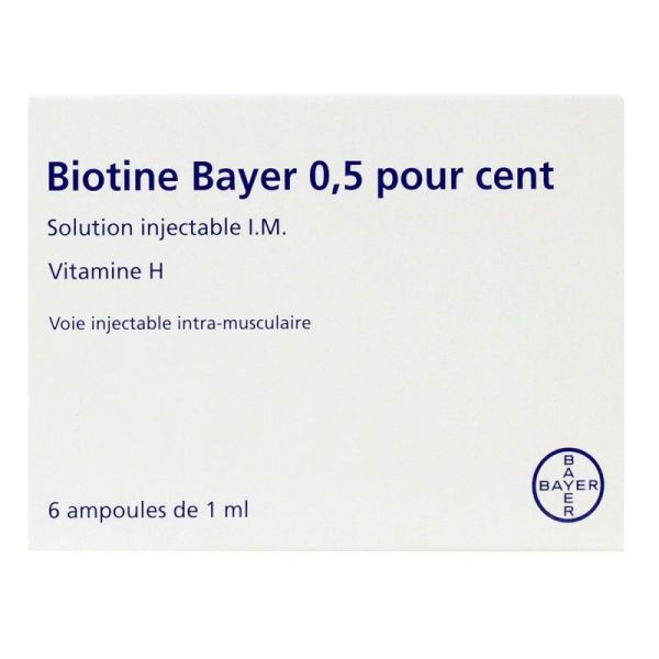 Biotine Bayer 0,5% Amp Im 1ml