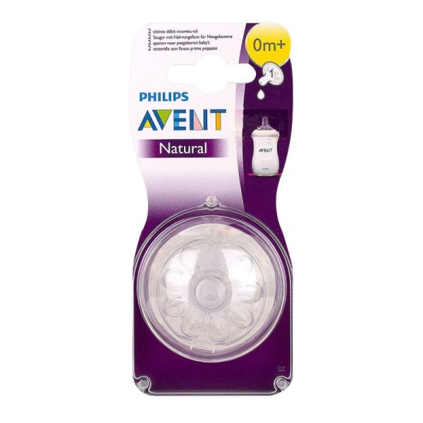 Avent Natural Tetines 0m+ Nouv