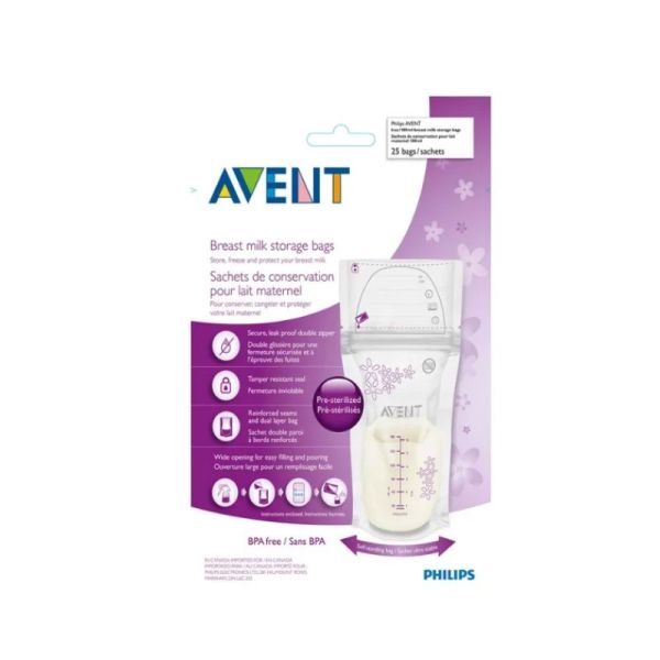 Avent Sach Conserv Lait 180ml