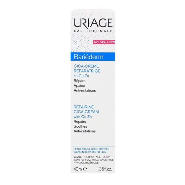 Bariederm Cica-Crème Réparatrice 40mL