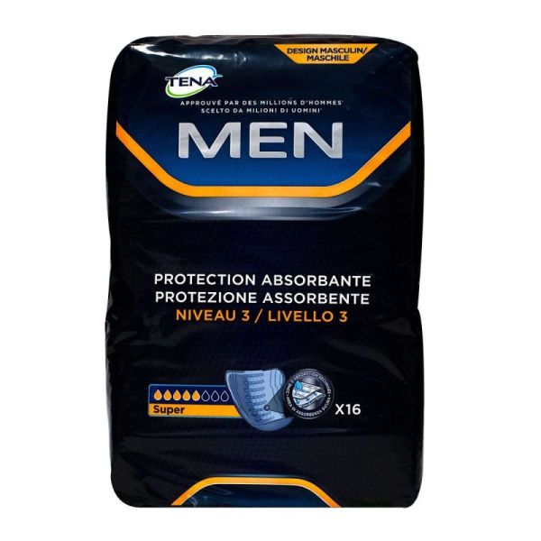 Men 16 protections absorbantes niveau 3