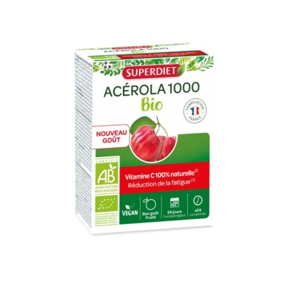 Acerola Bio 1000 • 24 comprimés