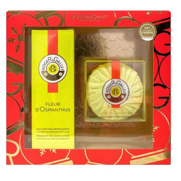 Coffret Fleur d'Osmanthus Eau Parfumée 100mL et Savon 100g offert