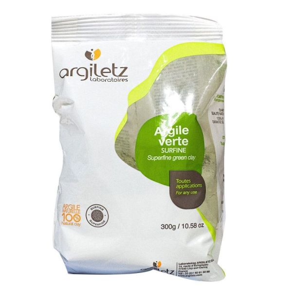 Argiletz Argile Verte Surfine Poudre Sachet 1kg