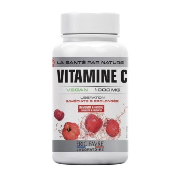 Vitamine C - 1000 mg - vegan - 100 comprimés