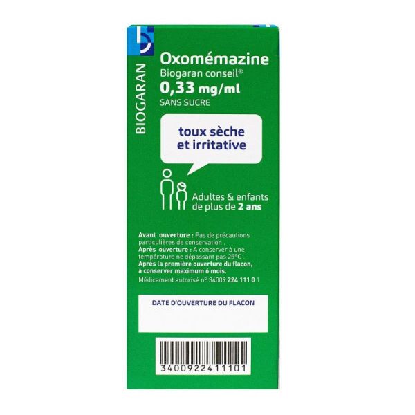 Oxomemazine  Biog 150ml S/s (n