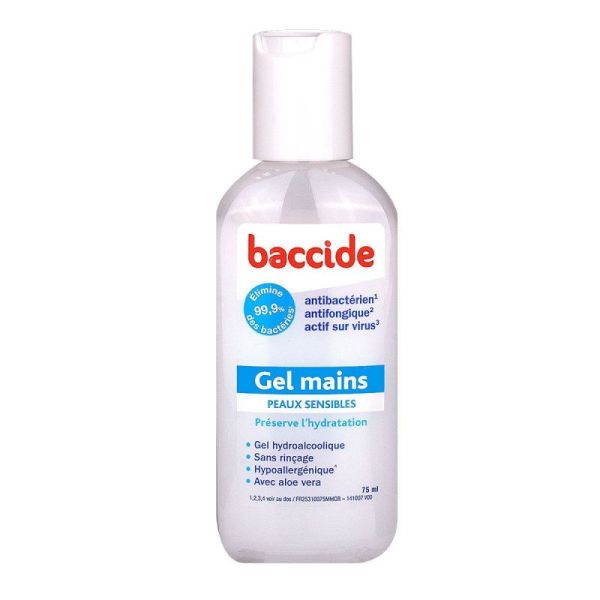 Baccide Gel Main Peau Sens 75m