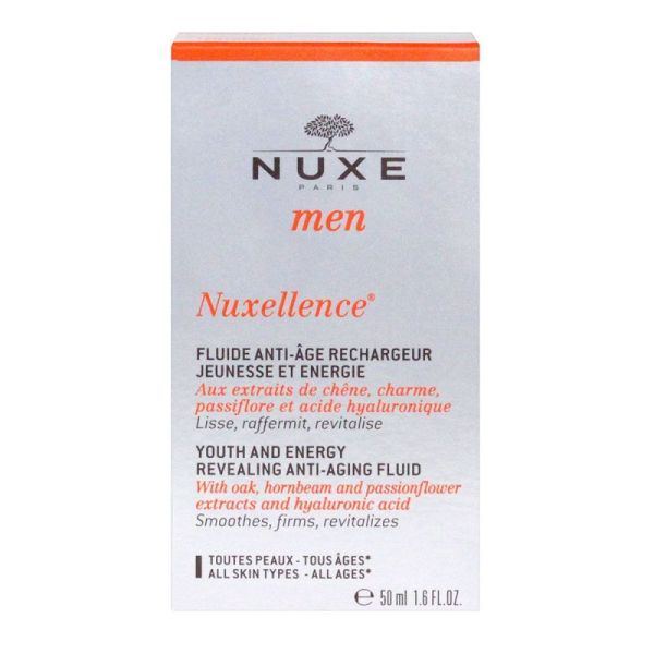 Nuxellence Homme Fluide Anti-Âge Rechargeur Jeunesse Energie 50mL