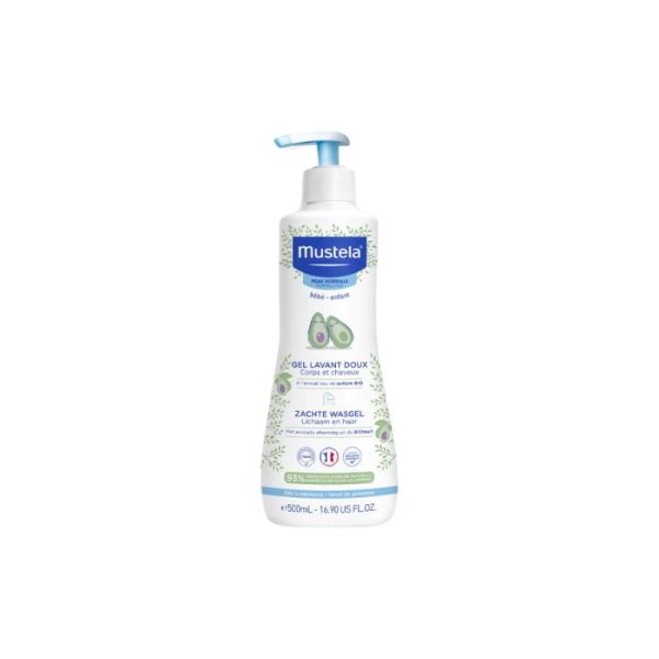 Gel Lavant Doux Bébé à l'Avocat Bio 500 ml | Corps et Cheveux