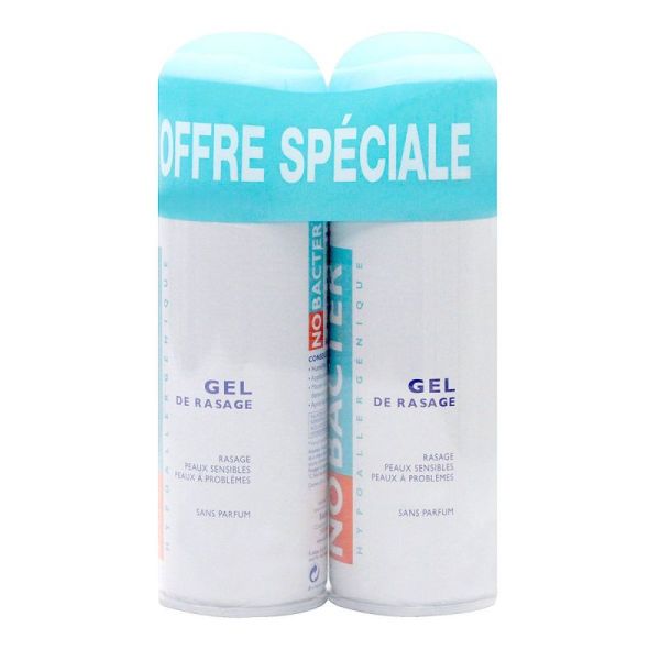 Duo Gel de Rasage Peaux Sensibles 2x150mL